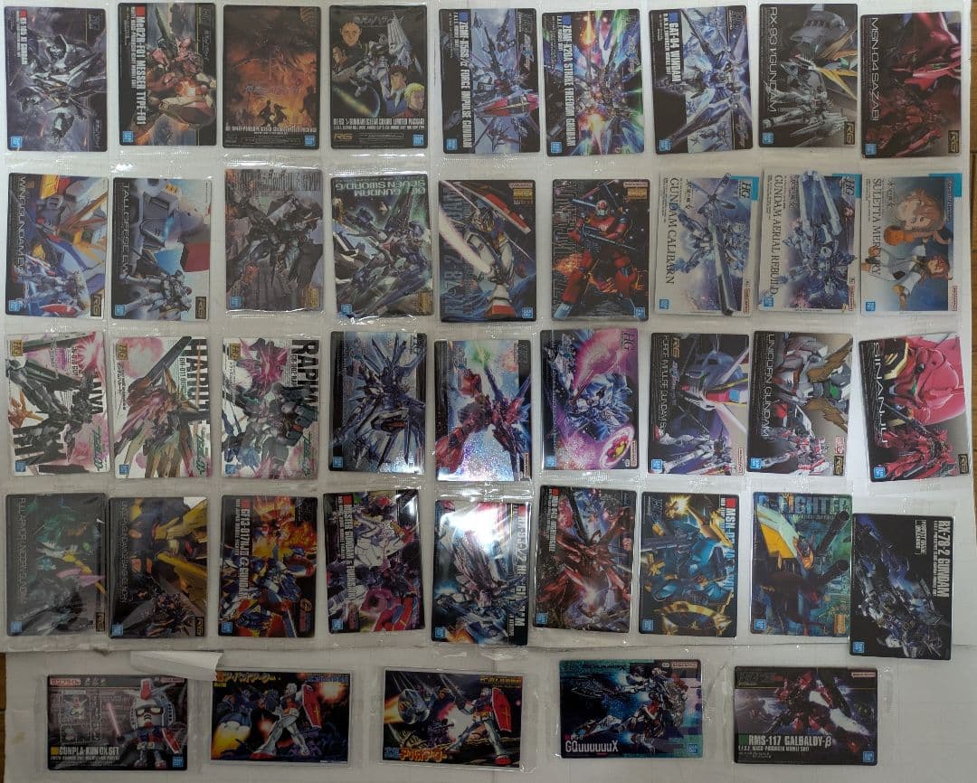 ガンプラ パッケージアートコレクション 重複無し184枚セット 未開封バラ売り可