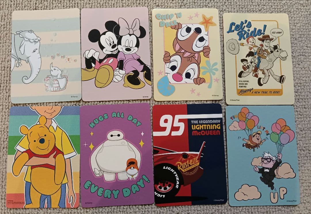 ディズニーストア じゃんけんカード 8枚セット - メルカリ