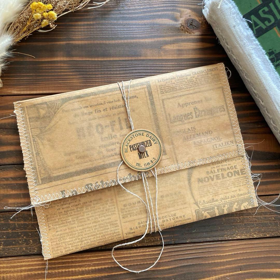 junk journal ジャンクジャーナル雑記帳　平袋　紙もの150点以上