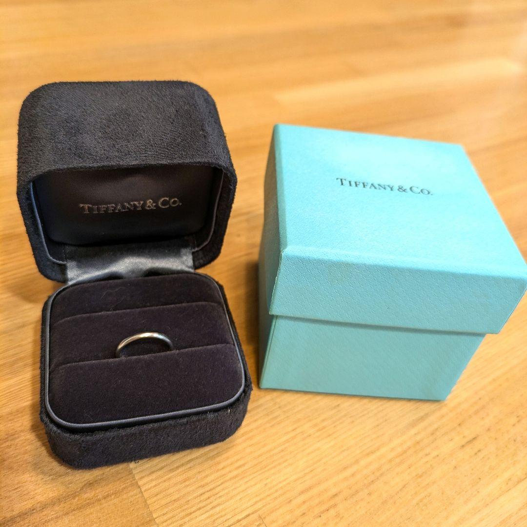お値下げ【三越高松】ティファニー Tiffany & Co. プラチナリング５号