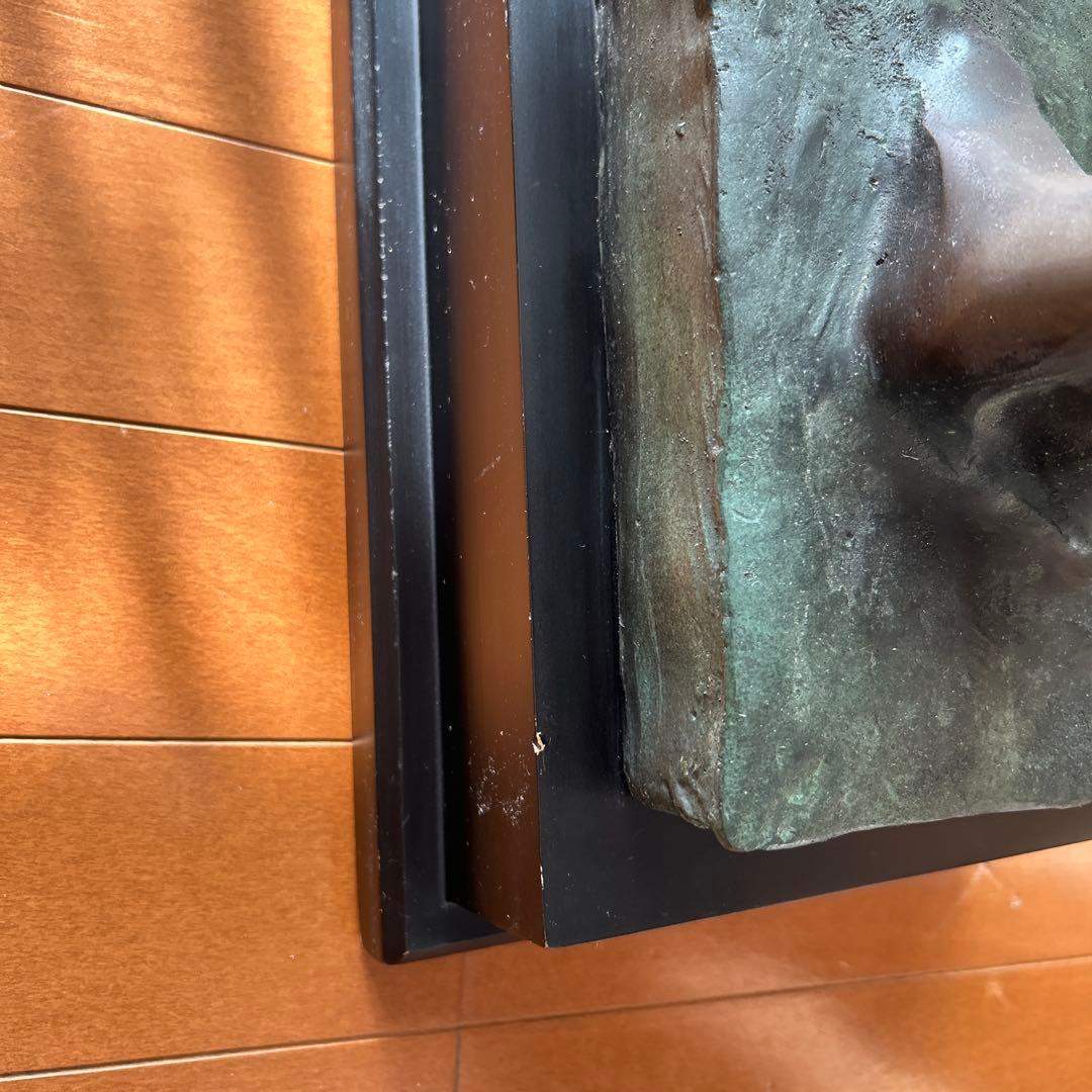 ブロンズ製女性像 バイオリンを持つ女 銅像 彫刻 高さ1.17m