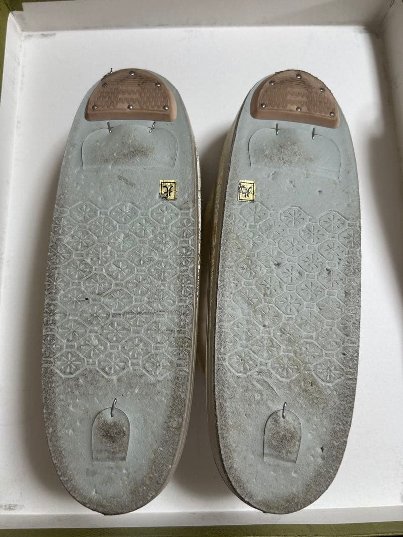 和装用 ゴールドバッグと草履セット お揃い 23.5cm ラメ