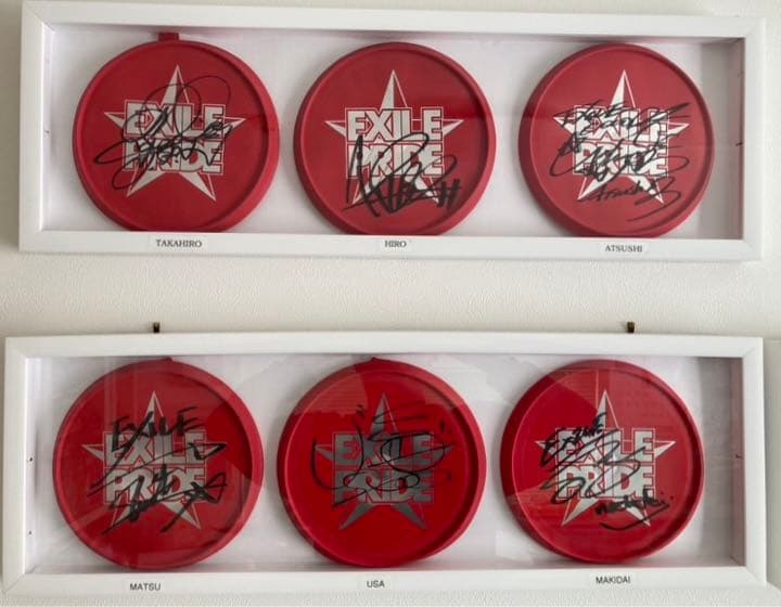 EXILE直筆サインフリスビー＋おまけ付❗️❗️❗️ - メルカリ
