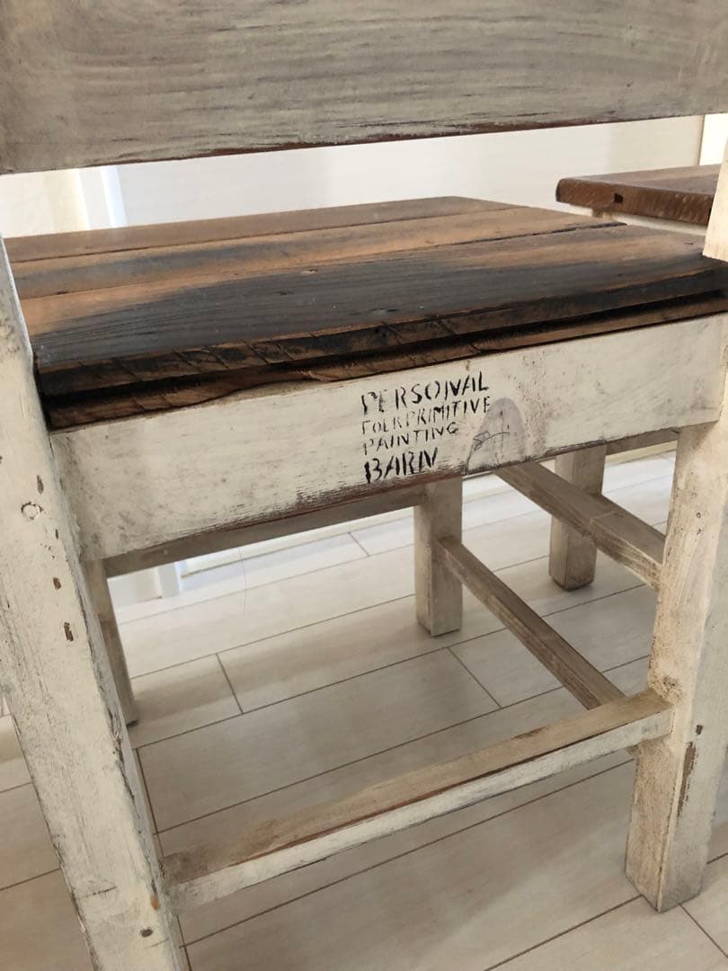 チェブ　アンティーク風家具　テーブル　パイン材