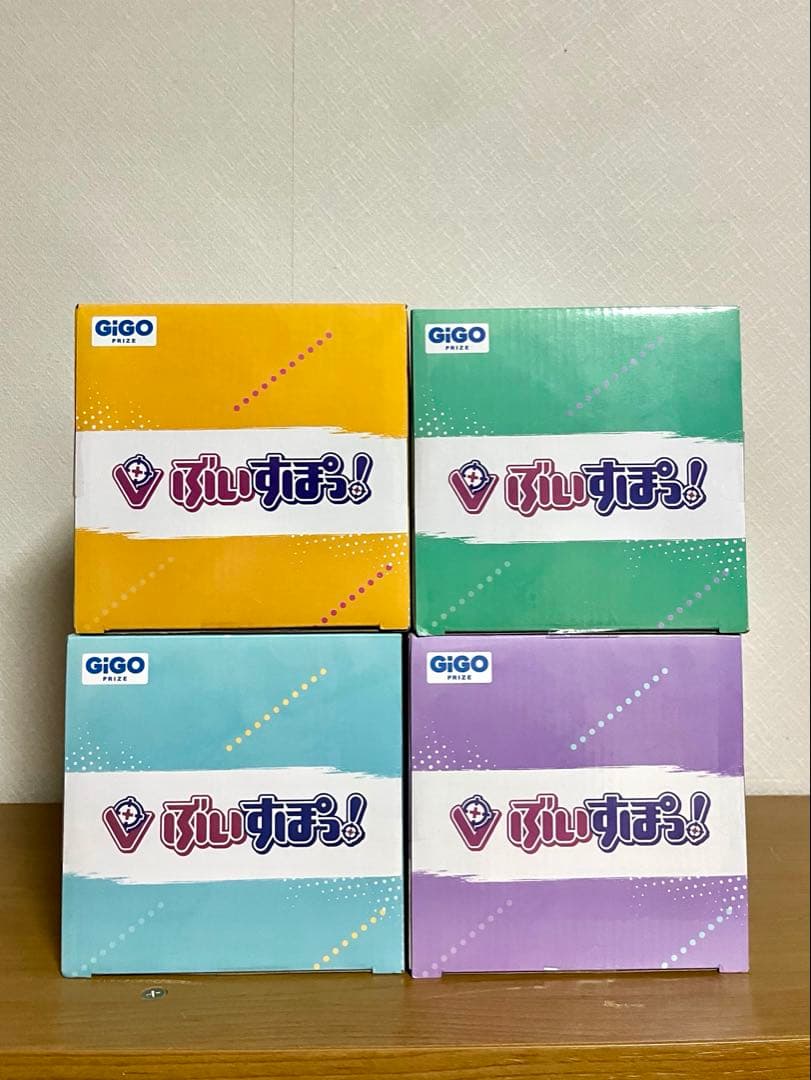 GIGO限定 ぶいすぽっ！フィギュア 藍沢エマ 紫宮るな 八雲べに 神成きゅぴ