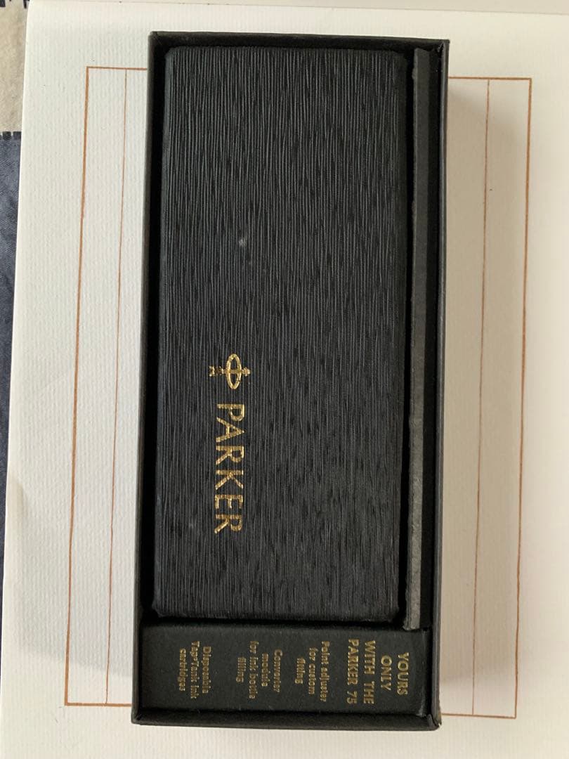 万年筆／パーカー75 スターリングシルバー 14Kペン先コンバーター付き