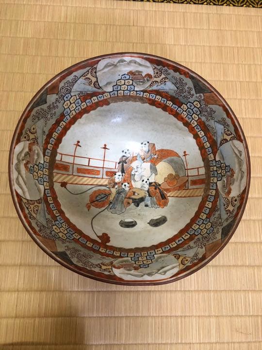 九谷焼(古九谷？) 鉢　３点　(お値下げ）