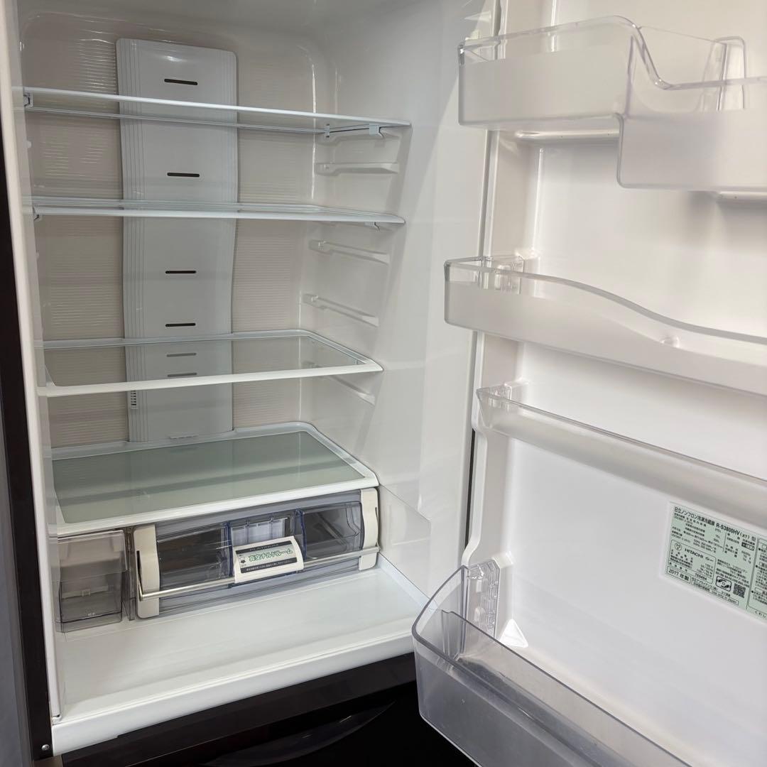 ☆36 冷蔵庫 日立 大型 300-400ℓ 安い 綺麗 右開き 中古 設置無料 36⭕️