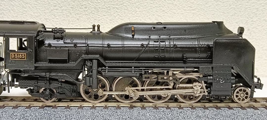 HOゲージ カツミ Ｄ51半流蒸気機関車、カンモーター、メンテナンス済