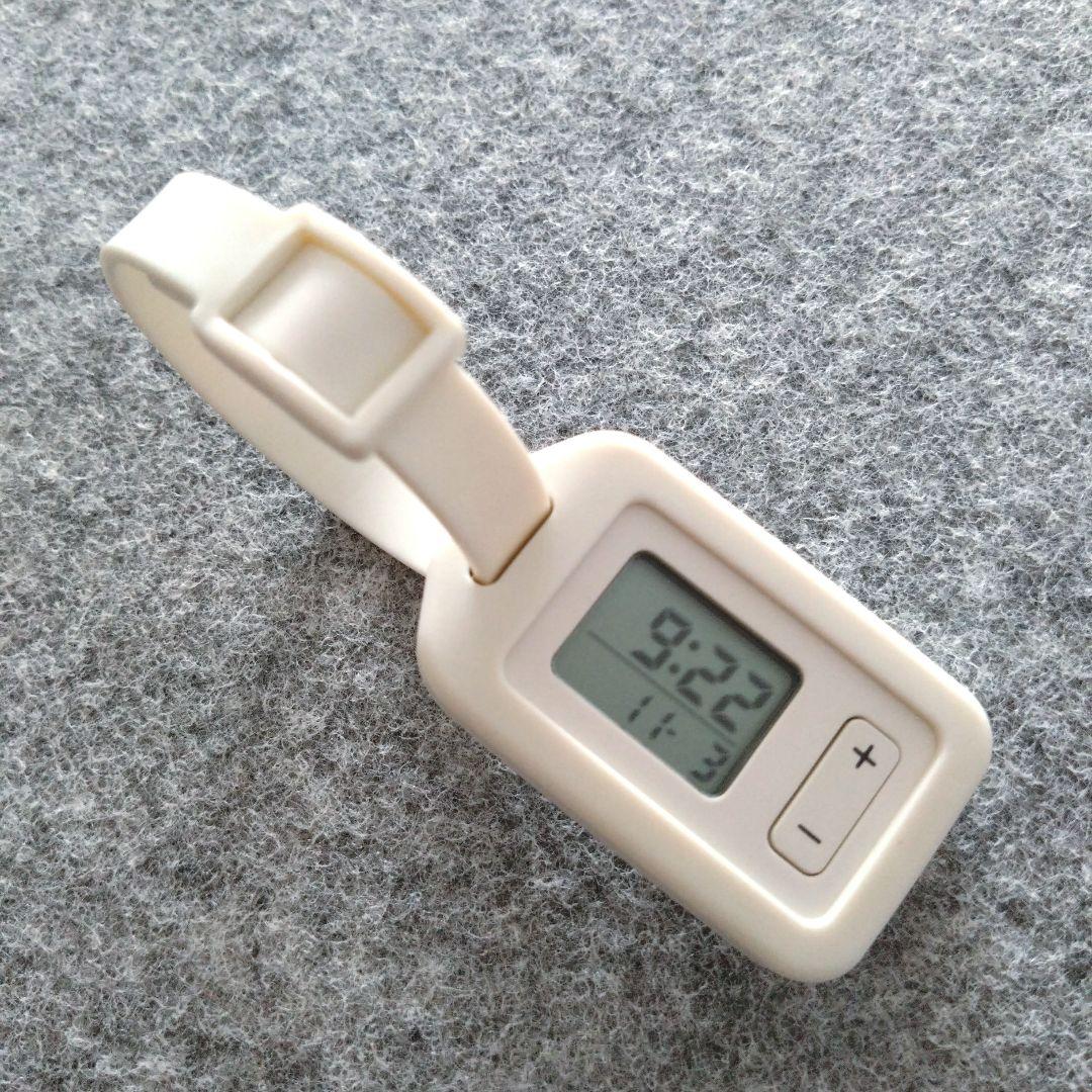 無印良品 MUJI タグツール アラームクロック 時計 シリコンケース付き 廃盤