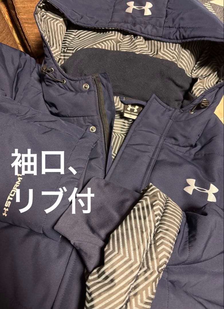 【新品未使用品】Under Armour 中綿ダウンコート ネイビー