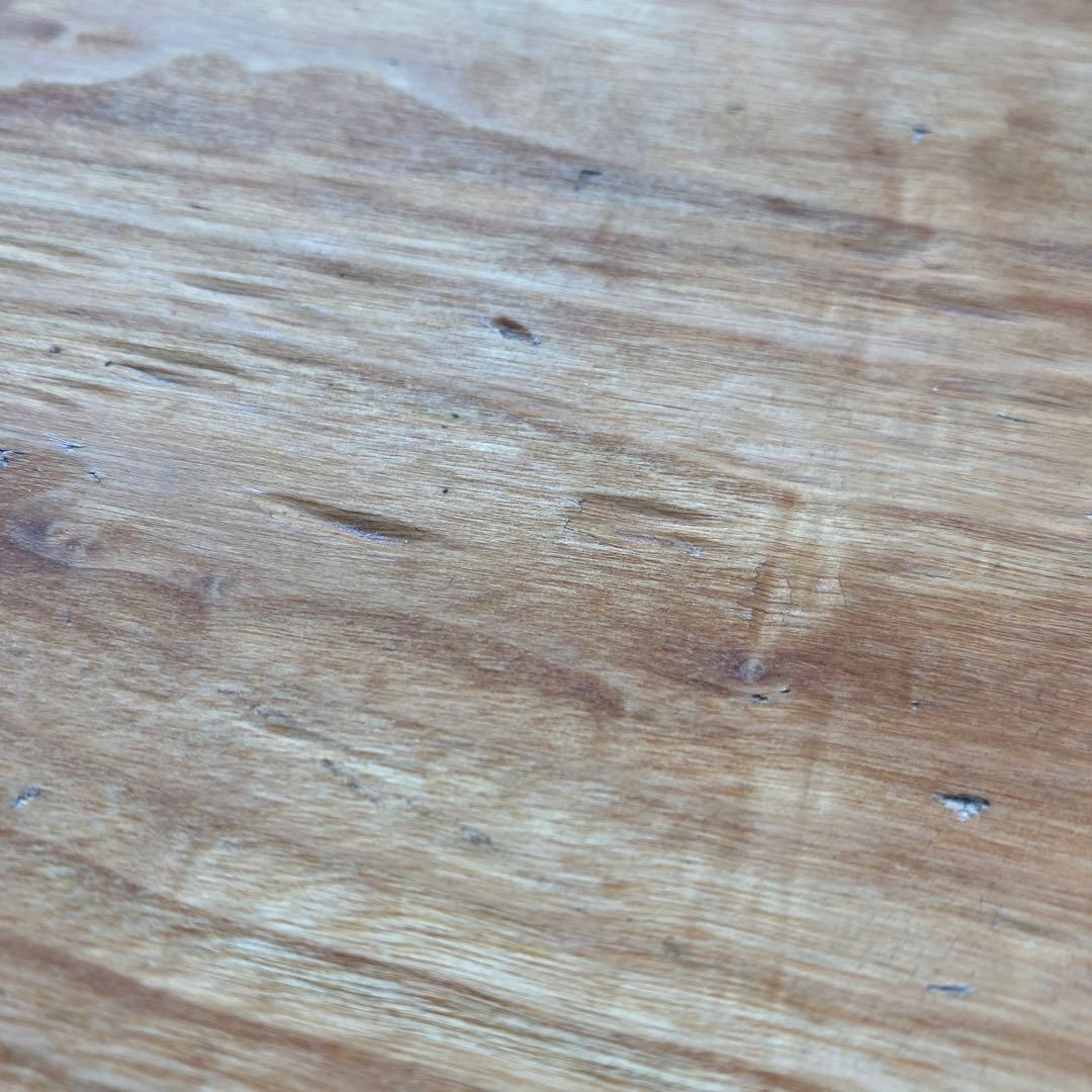 天然木 和裁机 和裁台 裁ち台 仕立台 文机 半尺印 両側引出し付き ①