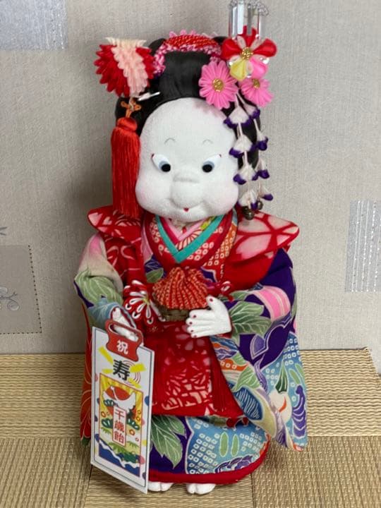 ぶすっ娘 ぶす姫 販売 被布を着た子 古布・縮緬・創作人形