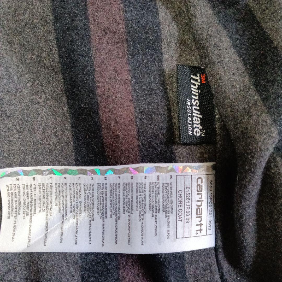 コットンジャケット 青 コーデュロイ　carhartt sサイズ