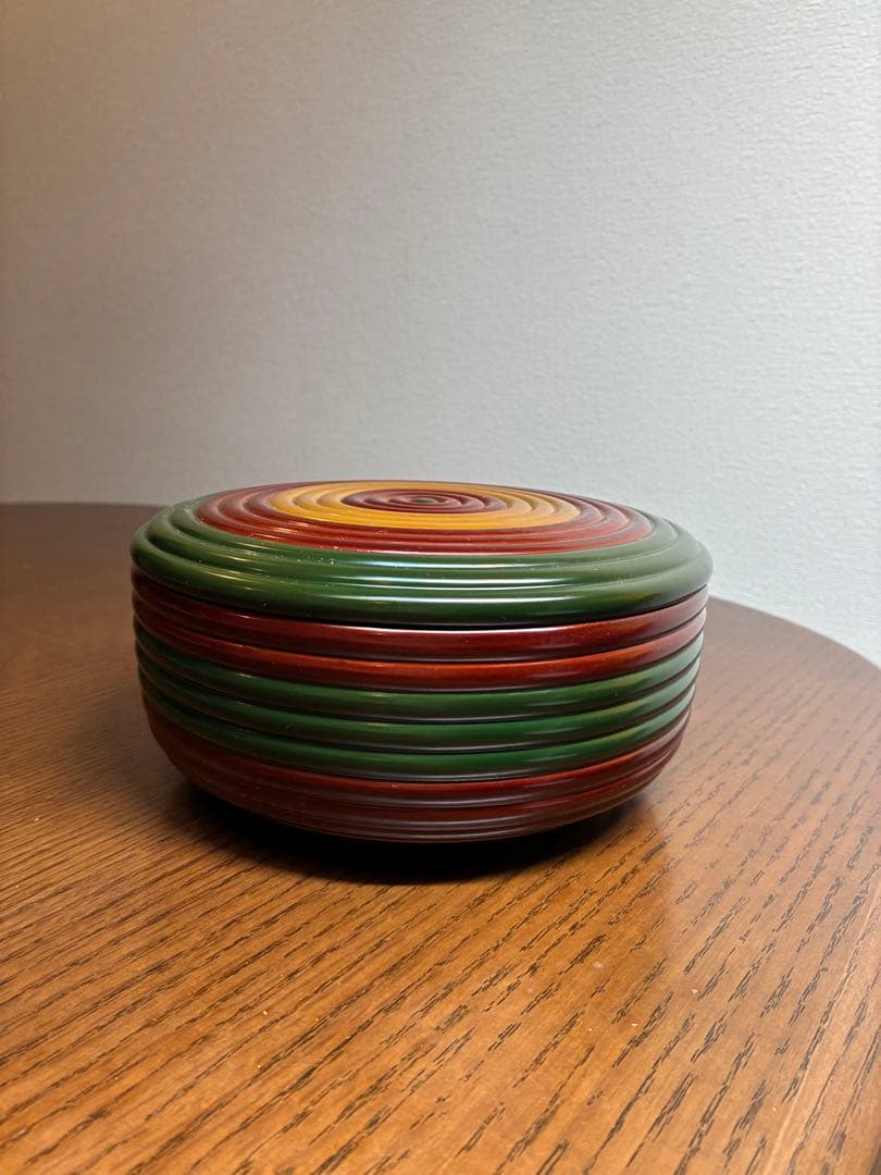 平安 三上揚光堂　漆器　古満　菓子器　食籠