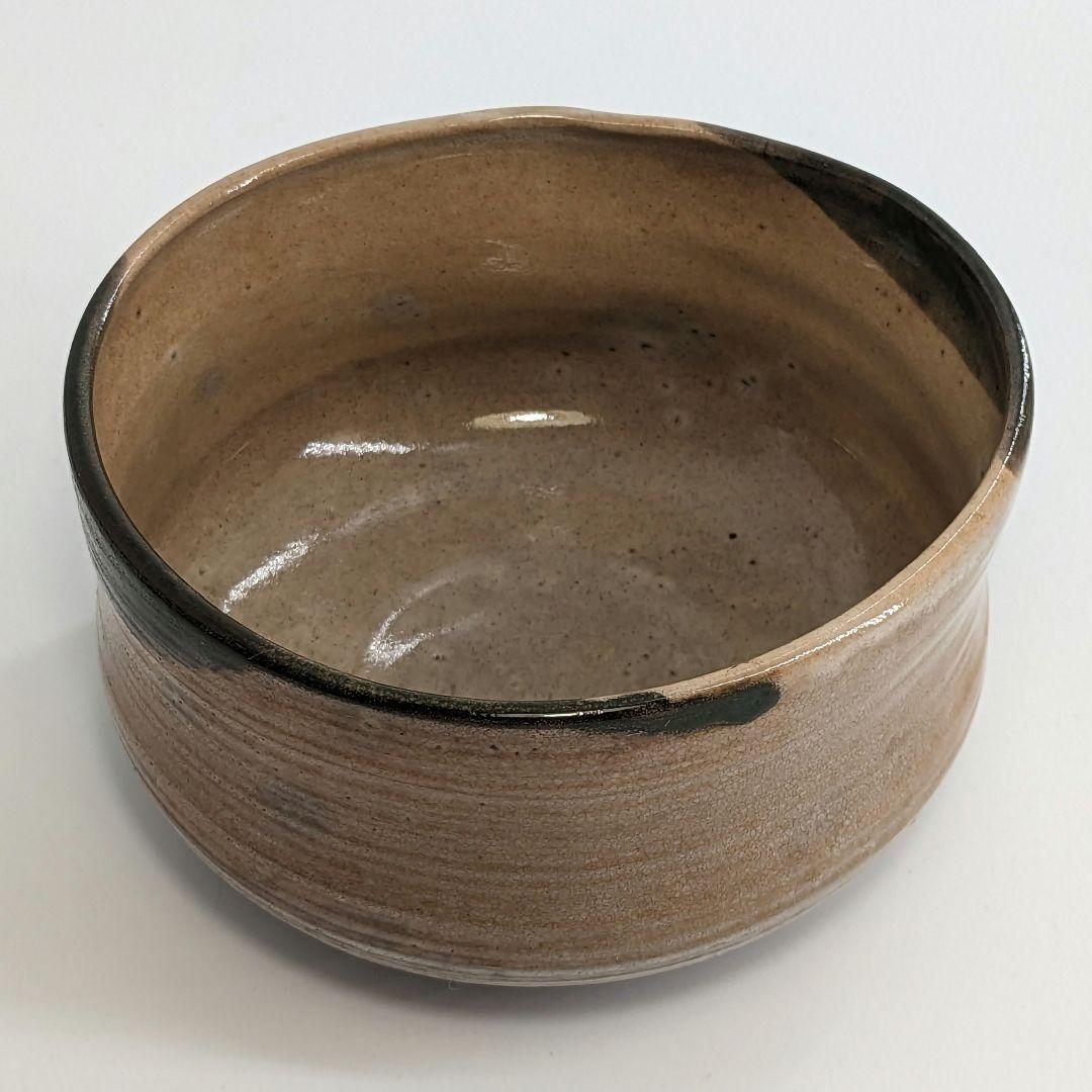 岡山県重要無形文化財 黒井一楽 虫明焼 茶盌 共箱 抹茶碗 抹茶茶碗