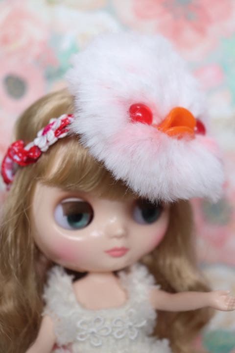 アヒルのお面 ミディブライス アウトフィット 編みぐるみ ブライス