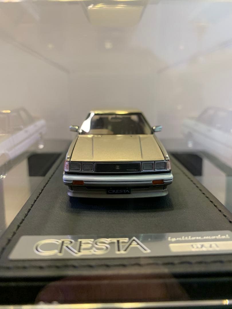 イグニッションモデル　1/43 クレスタ　GX71 ホワイト/ゴールド