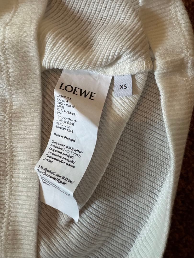 ロエベ　アナグラム タンクトップ