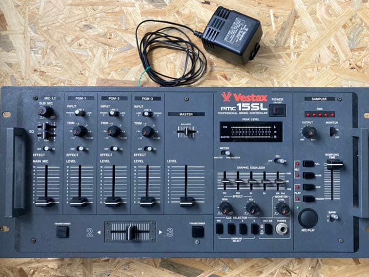 Vestax PMC 15 SL 動作とても良好 Sampler ミキサー