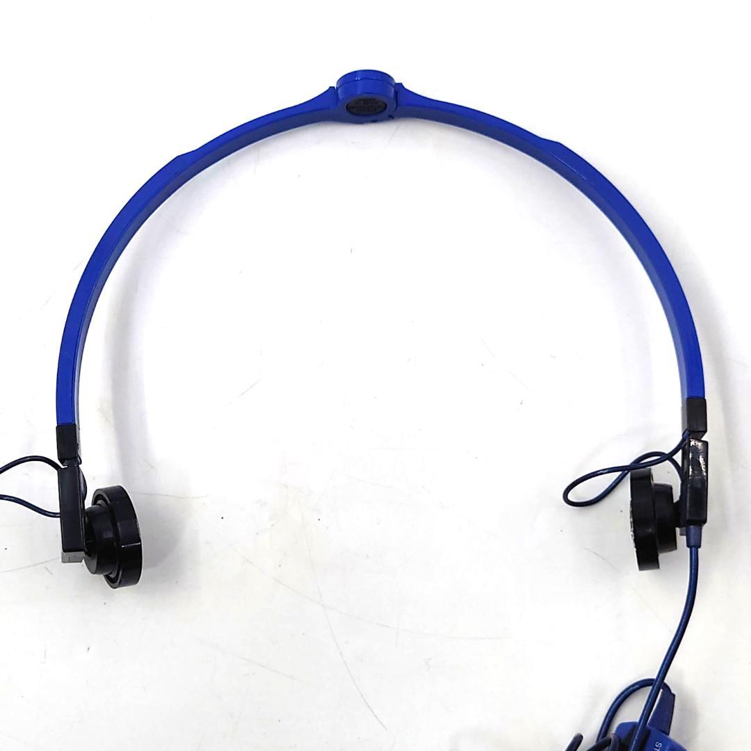 動作保証】 AIWA HP-A50 アイワ 折りたたみヘッドホン ブルー 希少