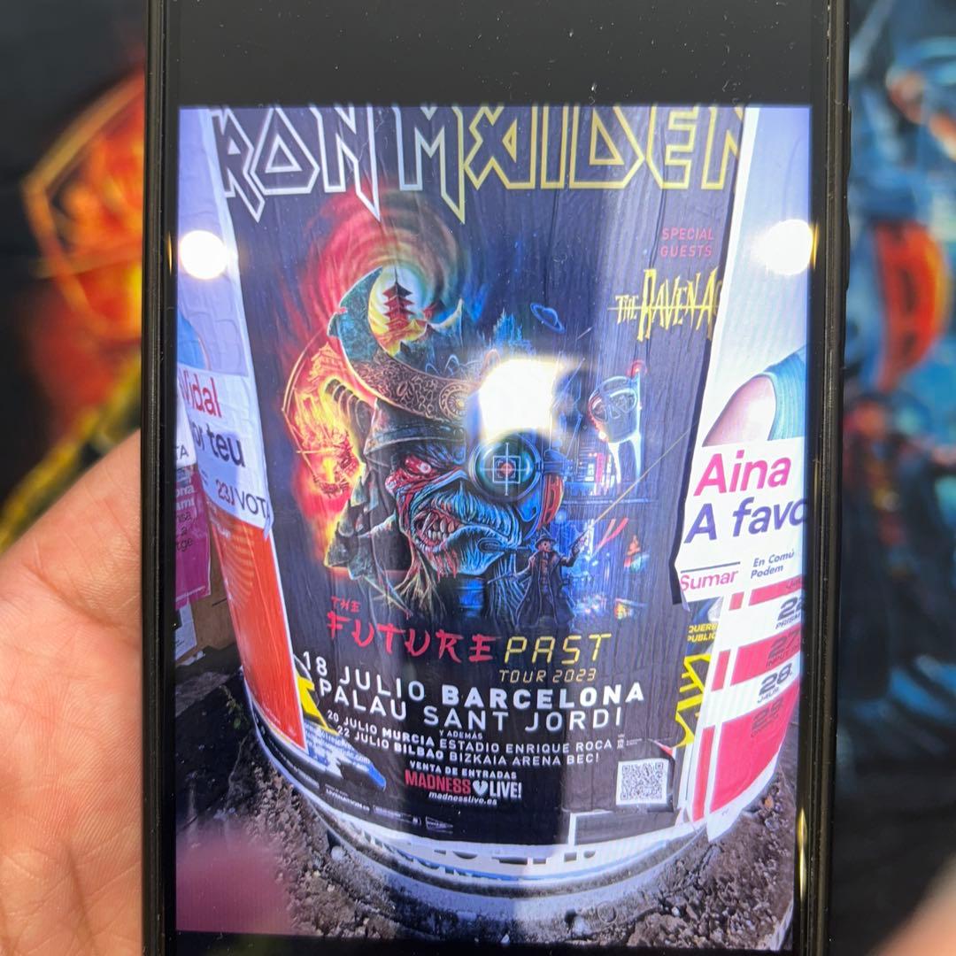 アイアンメイデンIRON MAIDEN, 2023年ヨーロッパツアーTシャツ Amazon