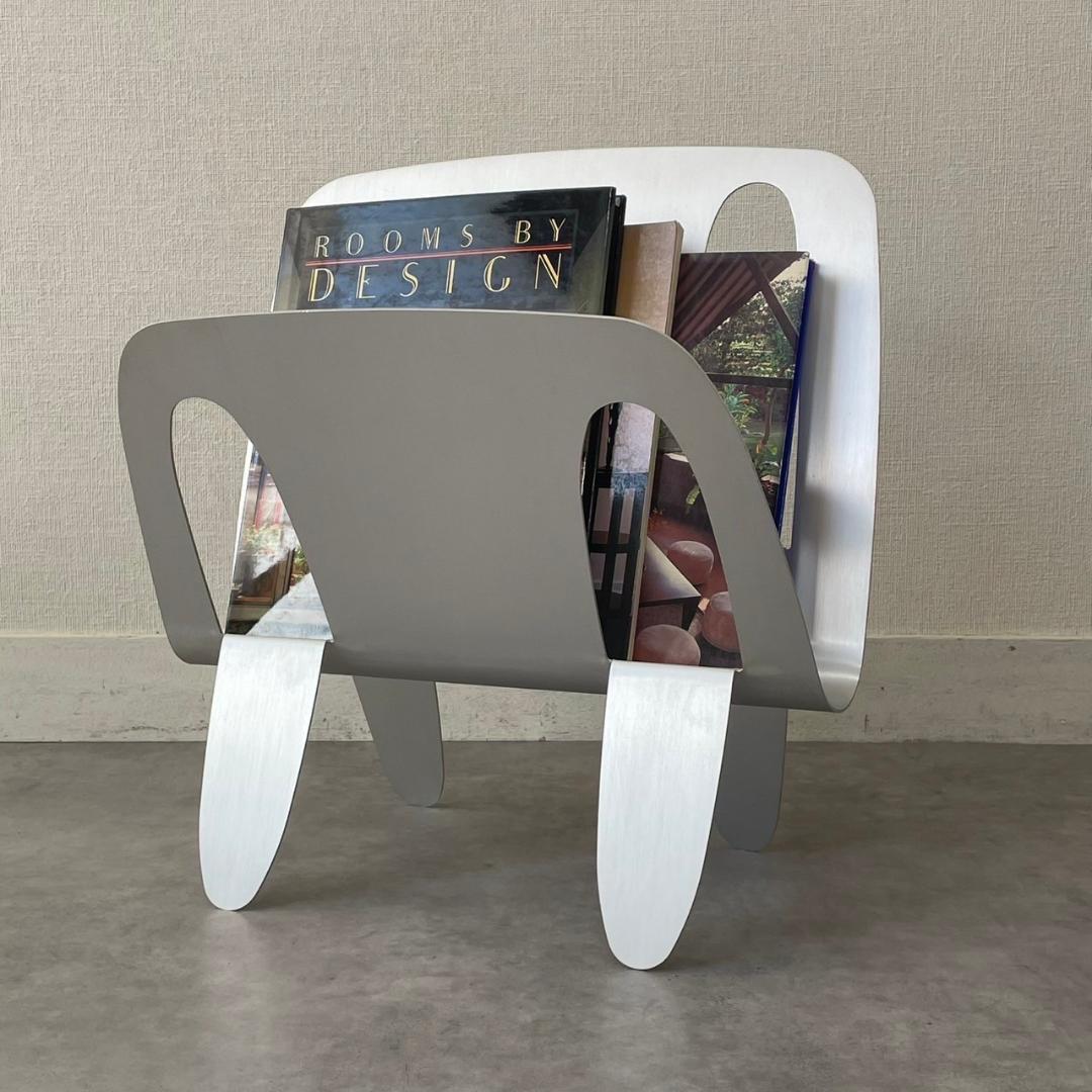 廃盤 80s Umbra アルミ製 マガジンラック William Harvey