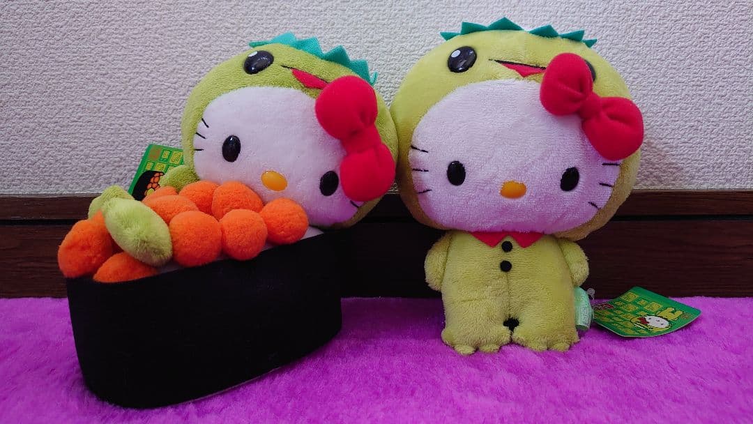 限定ハローキティ 寿司デザインぬいぐるみ