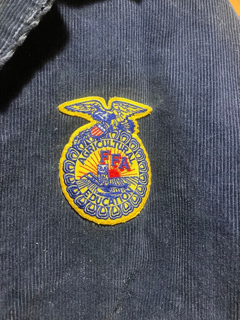70s FFAエンブレム付きコーデュロイジャケット