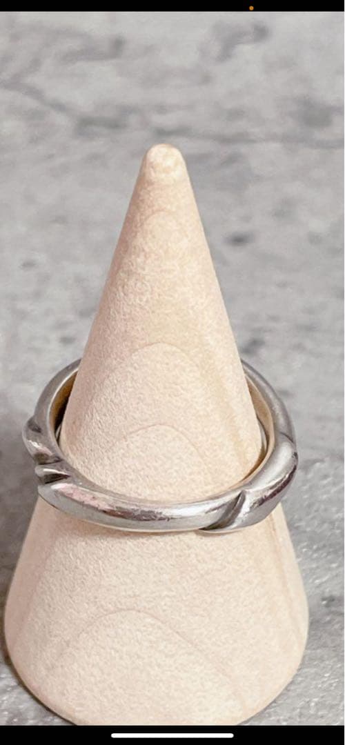 ジョージジャンセン　ヴィンテージ　シルバー ツイストデザイン リング