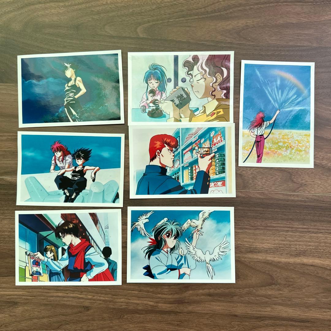 幽遊白書 VHS購入特典 生写真　ブロマイド26枚セット 希少レア　コミック全巻