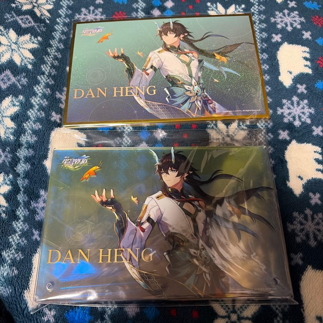 崩壊スターレイル 丹恒・飲月 フィギュア特典 色紙&アクリルボード
