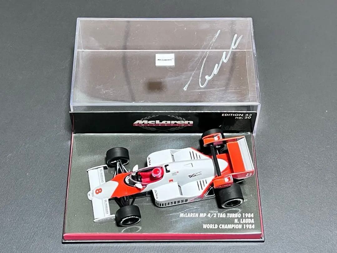貴重）F1 McLaren MP4/8 ニキラウダ直筆サイン入1/43 - メルカリ