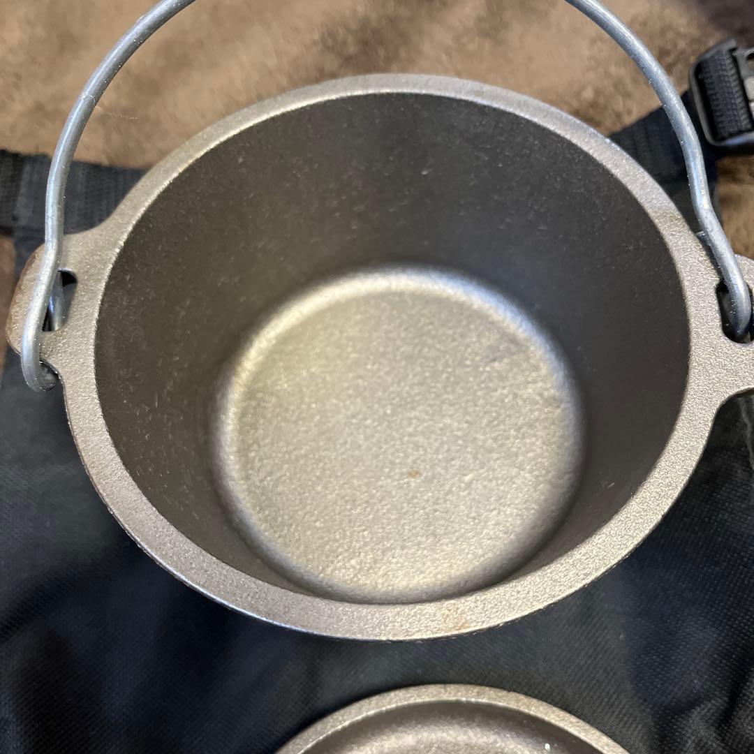 【未使用品】Lodgeダッチオーブン 5inch 5インチ おまけ ロッヂロッジ