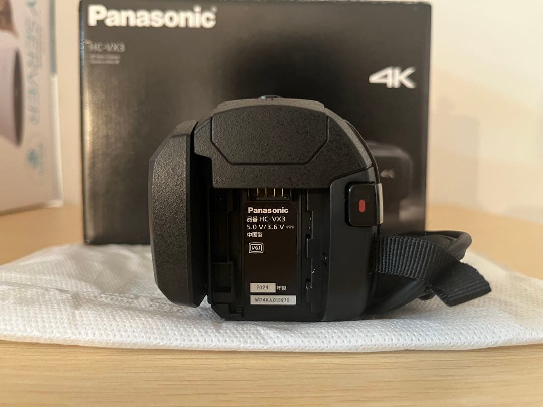 ［Panasonic］ デジタル4Kビデオカメラ HC-VX3-K