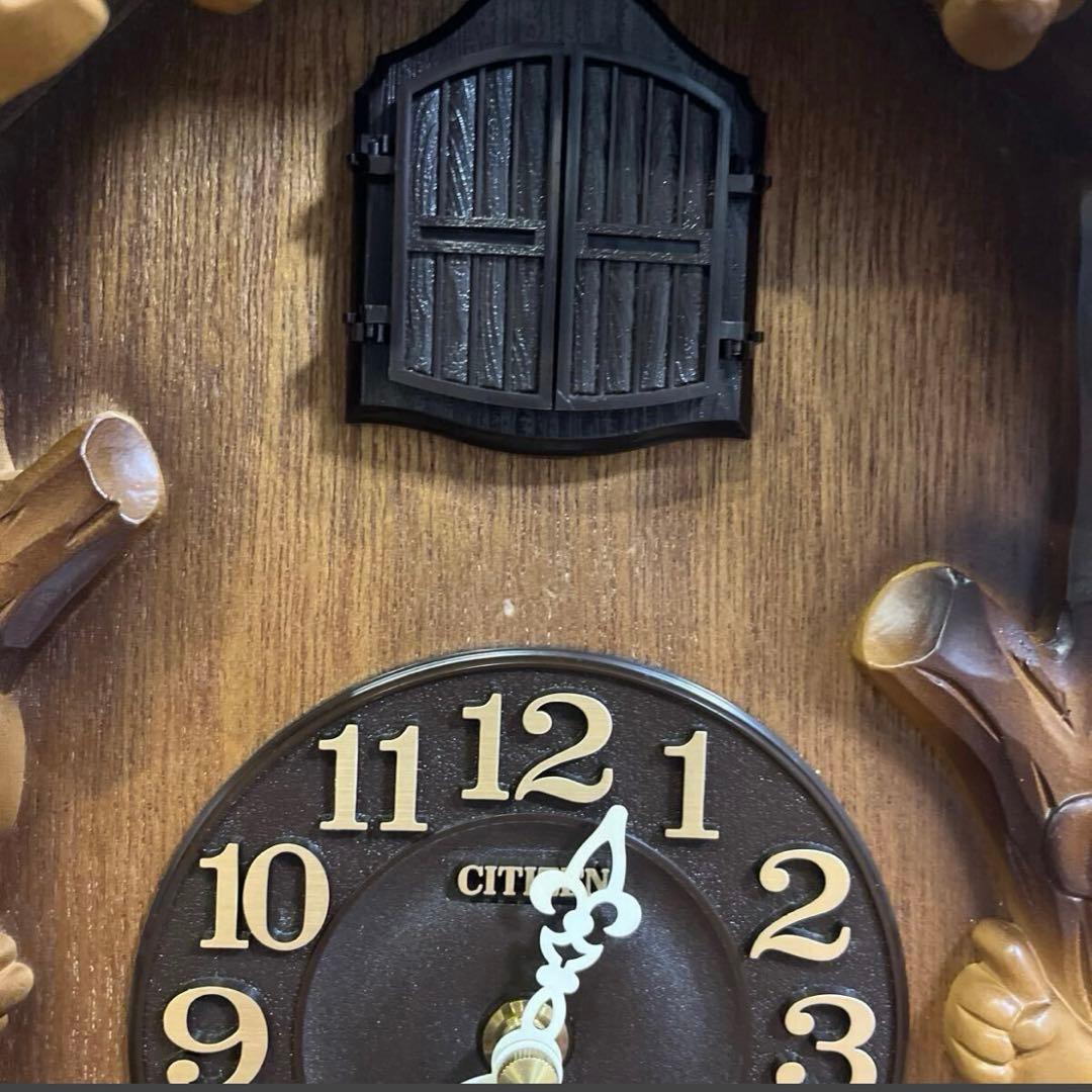 スヌーピー 鳩時計 CITIZEN レトロ　 木製　ハト時計　SNOOPY