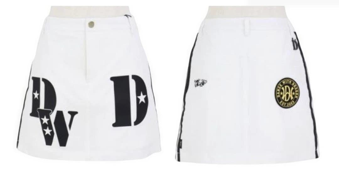 Dance With Dragon オレンジ スカート 4(LL)