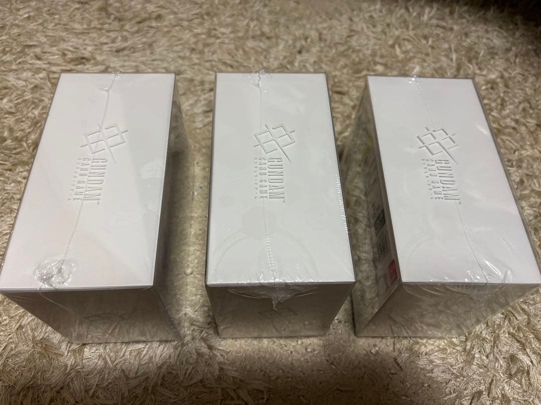 ガンダムカードゲーム　リミテッドBOX Ver.β 3BOX 未開封