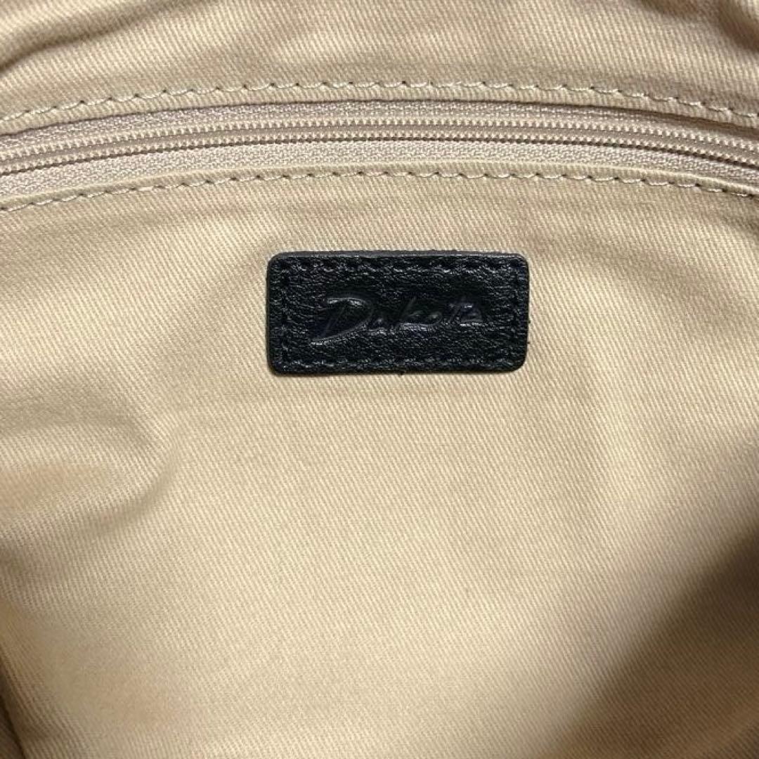 半*ご様 【新品】ダコタ ショルダーバッグ ジェントリー レザー ブラック 斜め