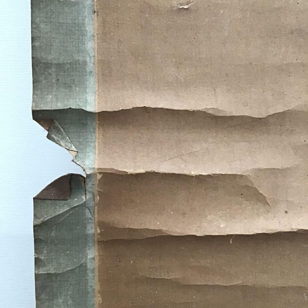 茶道具 掛軸「寅の図」 昌信写 幕末から明治初期と推定 配送用桐