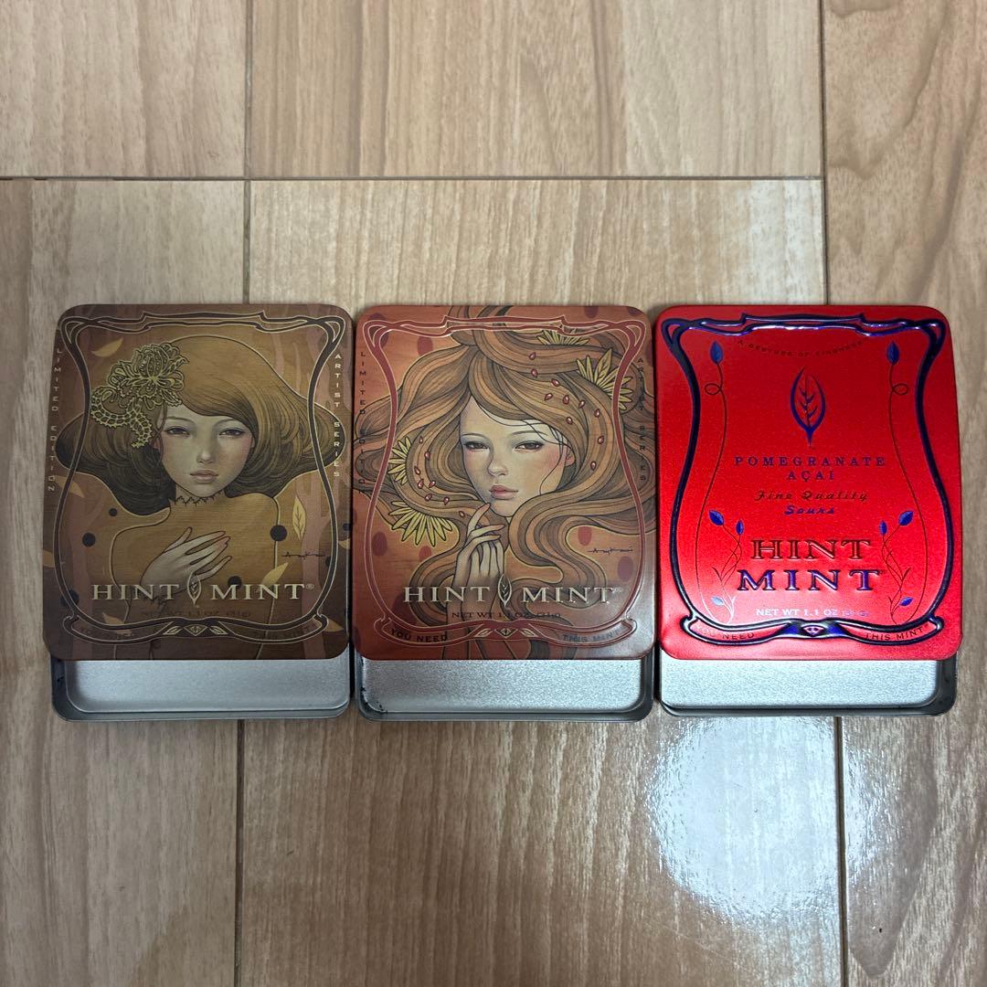 ヒントミント 空き缶 クラシックコレクション ヒントミント限定プレミアムラベル＜浮世絵クラシックコレクション Vol