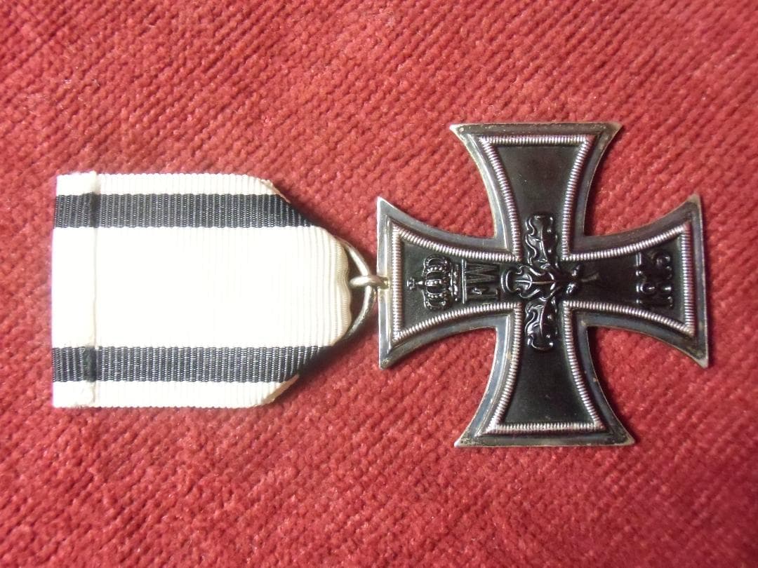 Ｗ帝政ドイツ軍/プロイセン王国＊＊１９１４鉄十字勲章２級（実物）