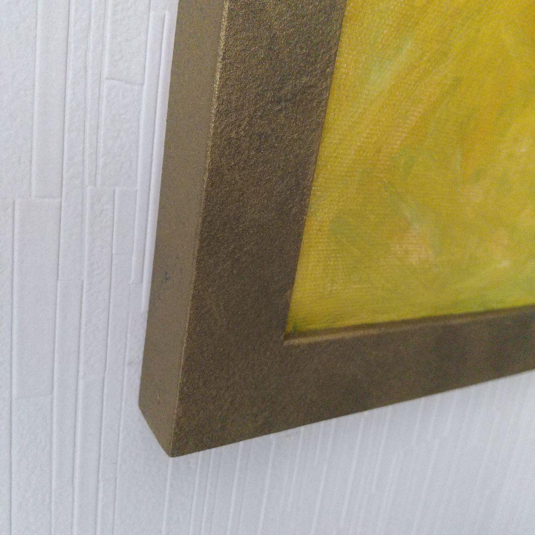 油絵 ゴッホ ひまわり 額縁付き ロンドン、ナショナルギャラリー版 模写 20号