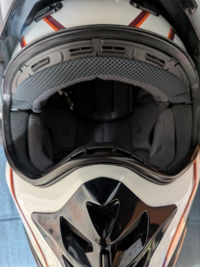 【SHOEI】HORNET DS size L　ホワイト/レッド