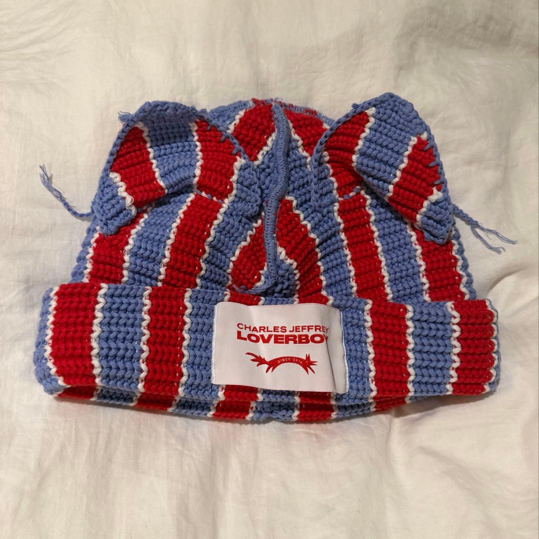 希少 CharlesJeffreyLOVERBOY ニット帽 meovvエラ着用