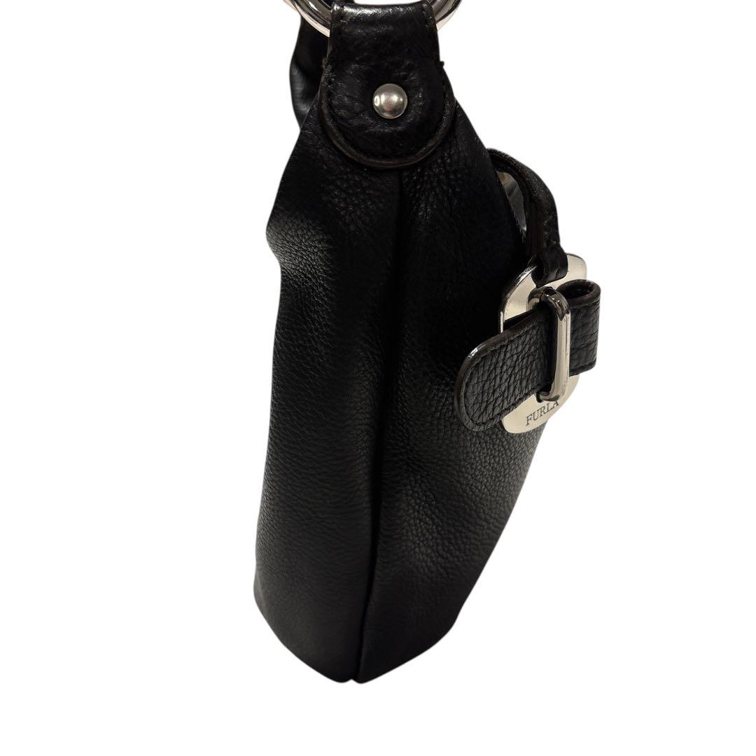 ［美品］FURLA フルラ　ショルダーバッグ　2way 黒　ブラック