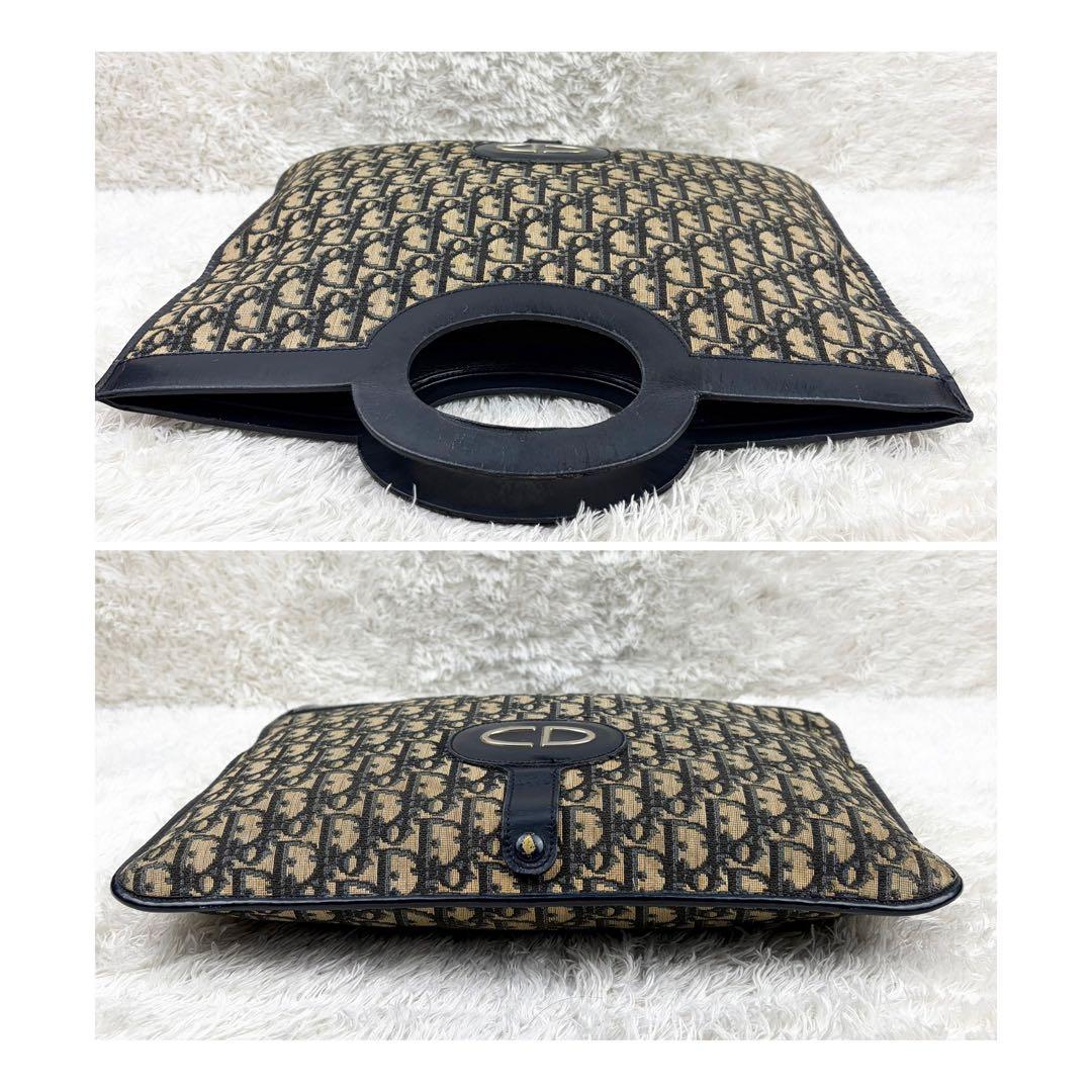 【希少】クリスチャンディオール トロッター ロゴ金具 ハンドバッグ 2way