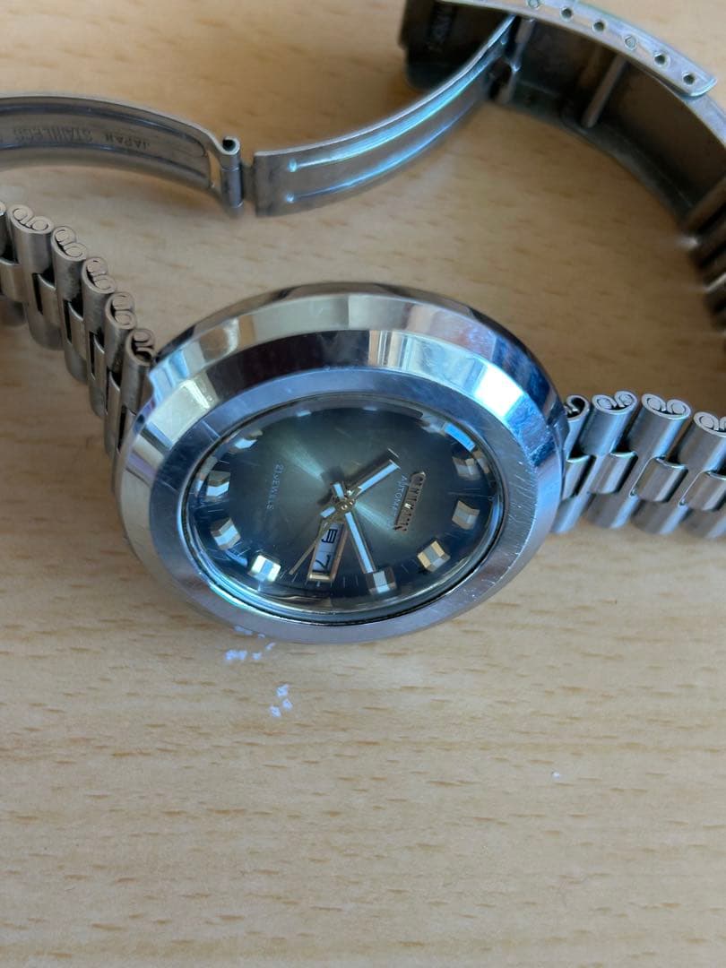 CITIZEN 自動巻き アナログ腕時計 ブラウン