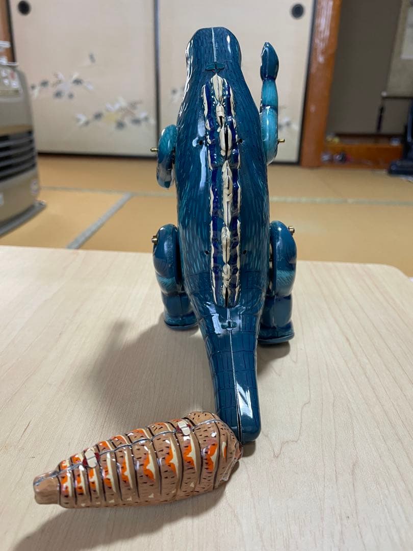 ゴジラ&モスラ幼虫 ブリキ ビリケン商会