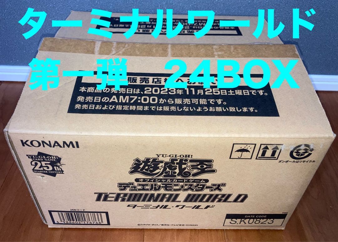 遊戯王　ターミナルワールド　第1弾　24BOX（開封カートン
